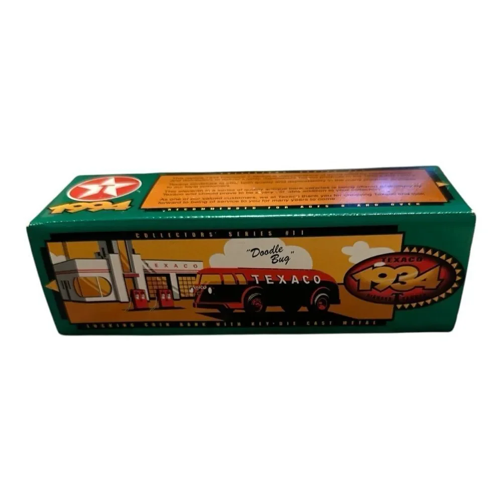ERTL B195 1934 Texaco Diamond T Diecast Coin Bank MIB NOS Doodle Bug Toy Truck